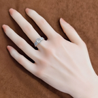 ローズカット　リング　ホワイトゴールド  K18WG