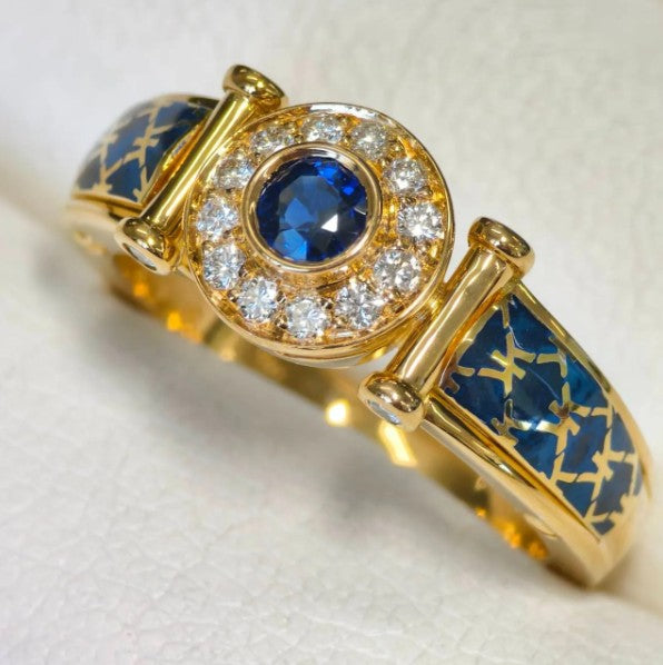 Korloff コルロフ　サファイヤ　リング　ゴールド　K18