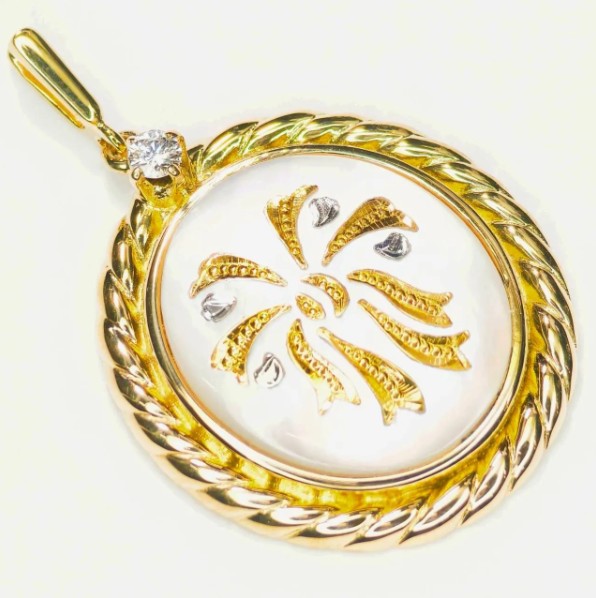 MIKIMOTO　ミキモト　ピクウェ　ペンダントヘット　ゴールド　K18