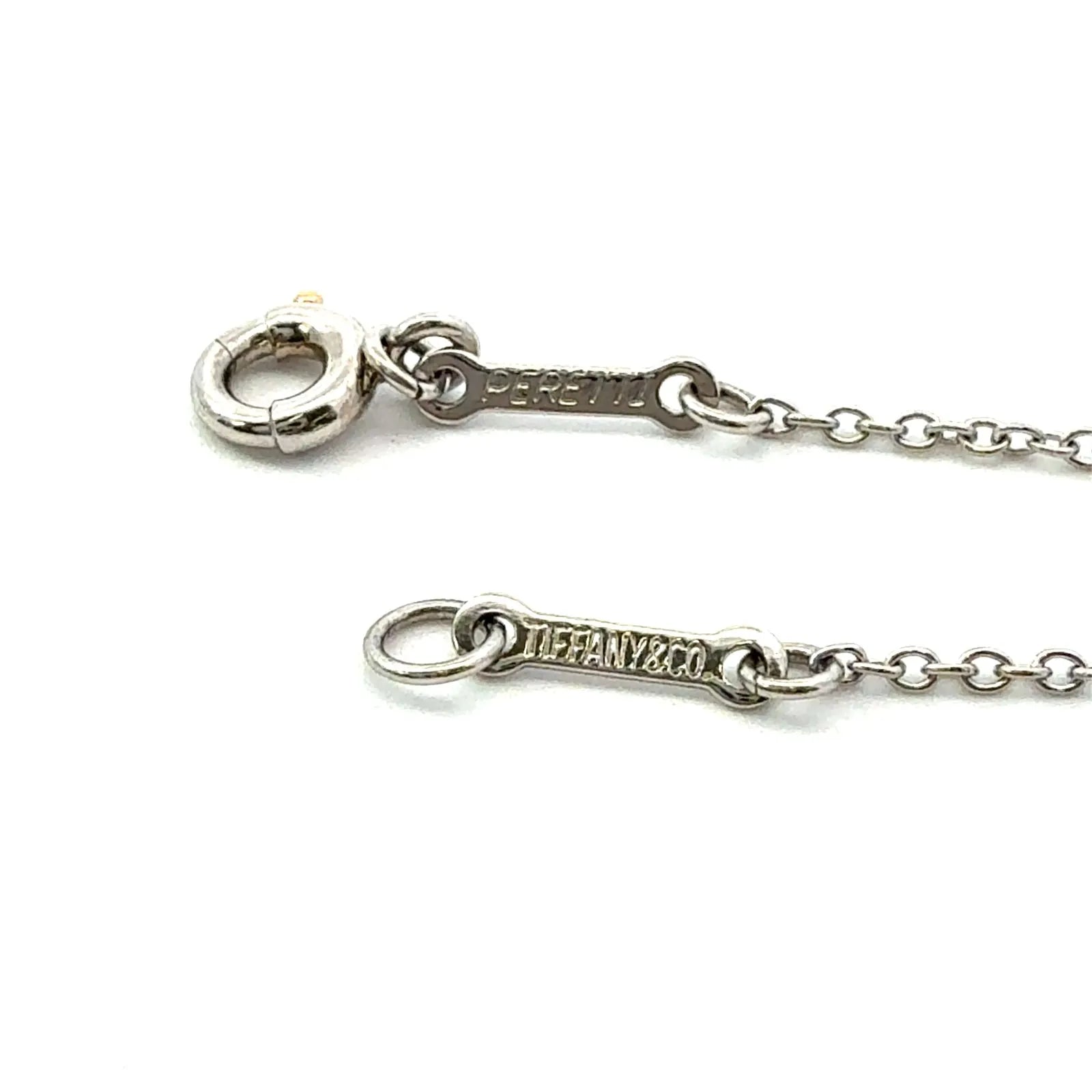 Tiffany&Co. ティファニー バイザヤード ネックレス ダイヤモンド プラチナ  Pt950 エルサペレッティ 4.53mm