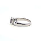 アレキサンドライト　リング　プラチナ　Pt900　鑑別書あり