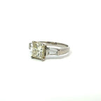 2.109ct　プリンセスカット　ダイヤモンド　リング　プラチナ　Pt900