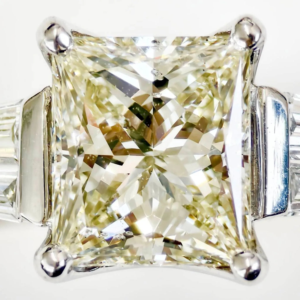 2.109ct　プリンセスカット　ダイヤモンド　リング　プラチナ　Pt900