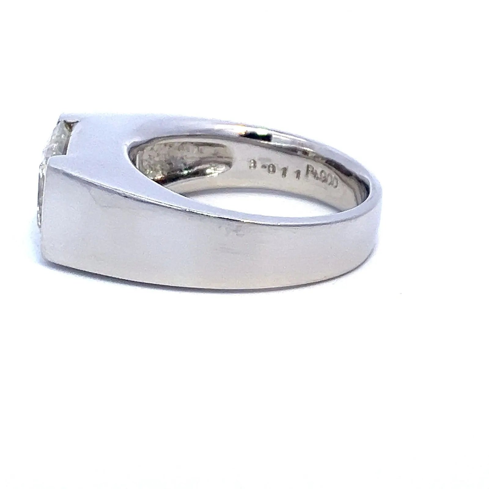 3.011ct　プリンセスカット　ダイヤモンド　リング　プラチナ　Pt900