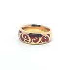 ZERRENNER　ツェレナ　七宝　ダイヤモンド　リング　ゴールド　750