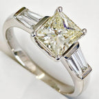 2.109ct　プリンセスカット　ダイヤモンド　リング　プラチナ　Pt900