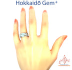 アクアマリン　プラチナ　リング　 PT900