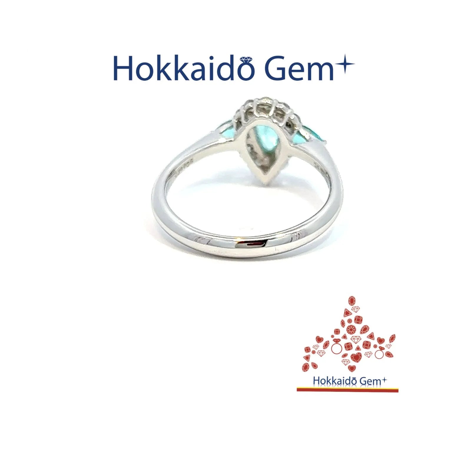 お問い合わせ多かったため【鑑別書】作成！　K18WG パライバトルマリンリング