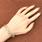 ゴールド　プラチナ　喜平　ブレスレット　ダイヤモンド　メンズ　レディース