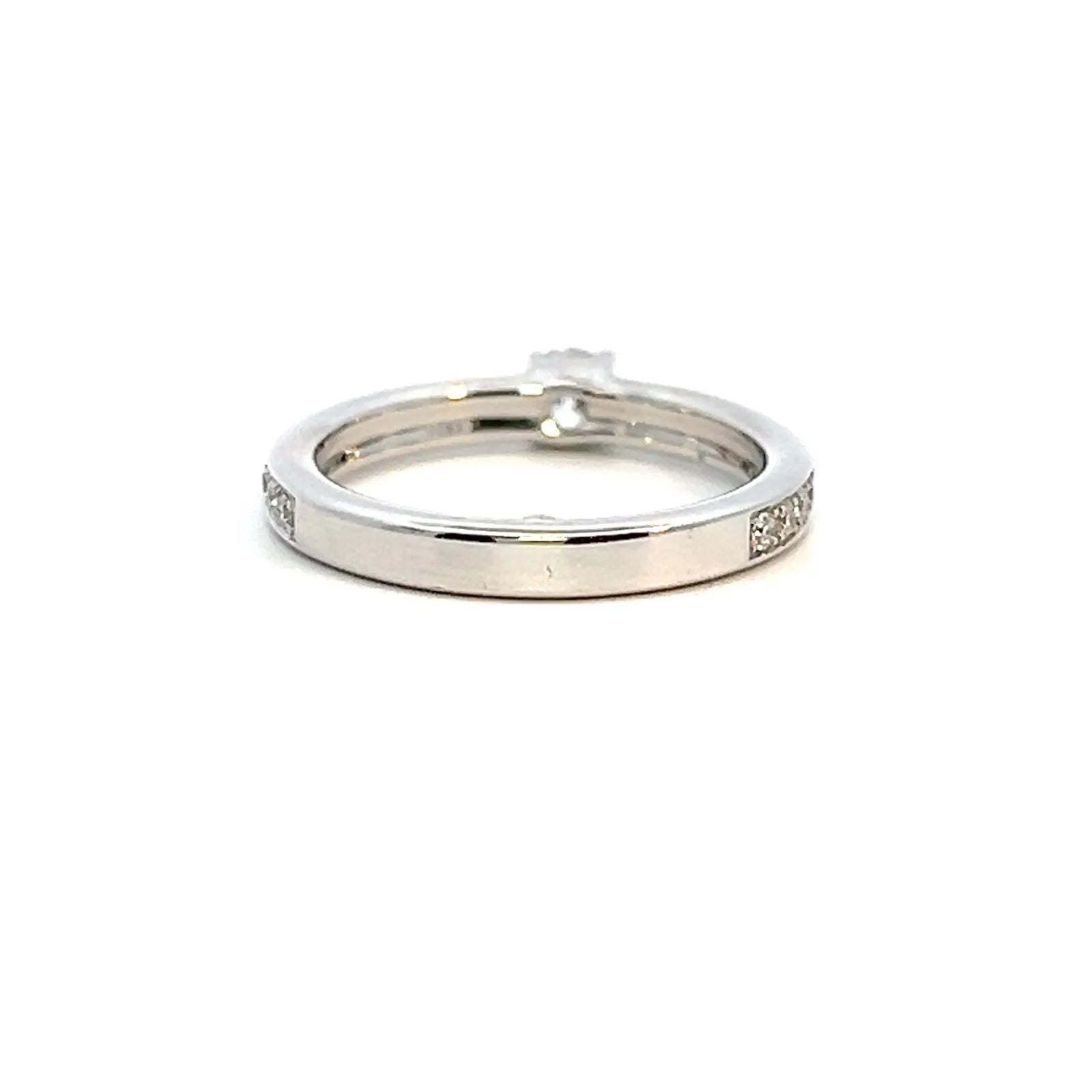ダイヤモンド　リング　ホワイトゴールド　K18WG