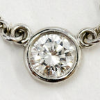 Tiffany&Co. ティファニー バイザヤード ネックレス ダイヤモンド プラチナ  Pt950 エルサペレッティ 4.53mm