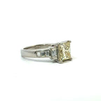 2.011ct　プリンセスカット　ダイヤモンド　リング　プラチナ　Pt900