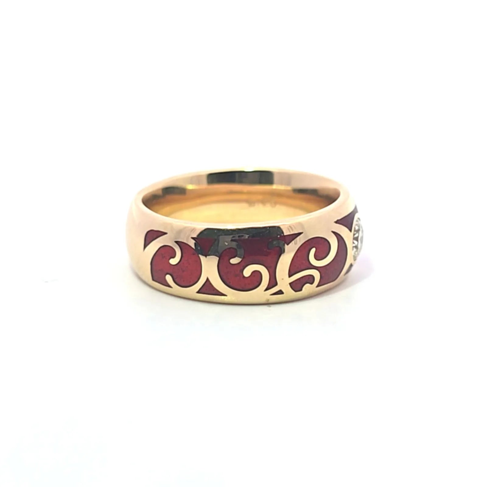 ZERRENNER　ツェレナ　七宝　ダイヤモンド　リング　ゴールド　750