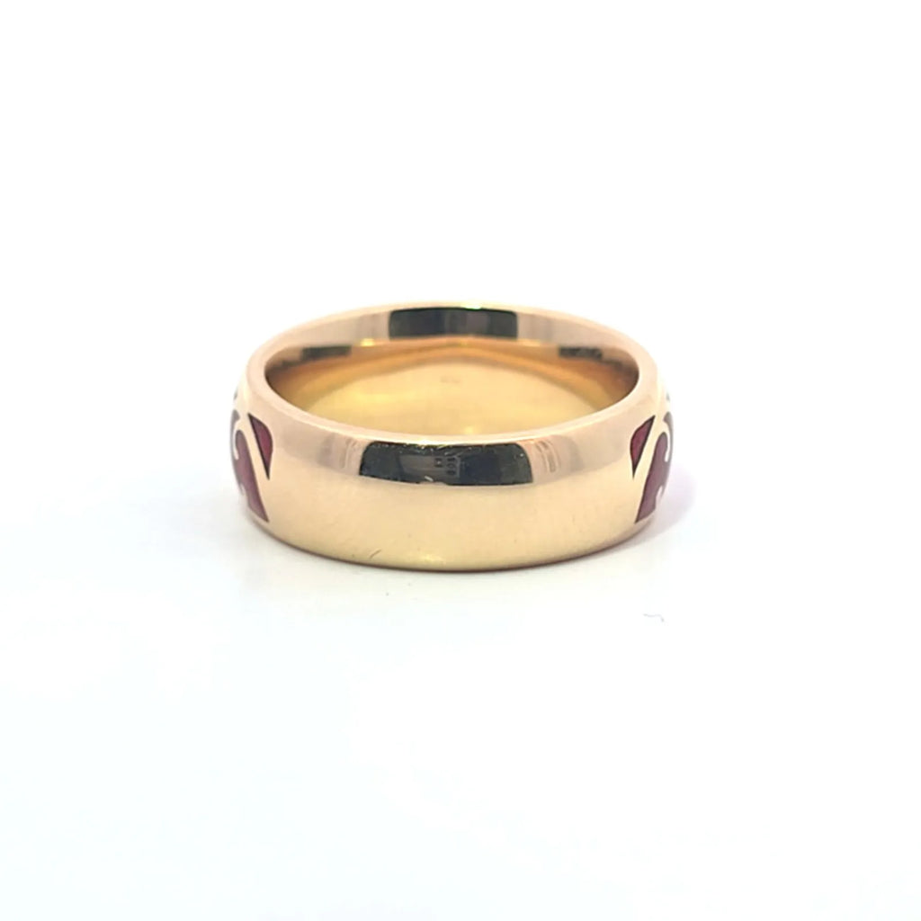 ZERRENNER　ツェレナ　七宝　ダイヤモンド　リング　ゴールド　750