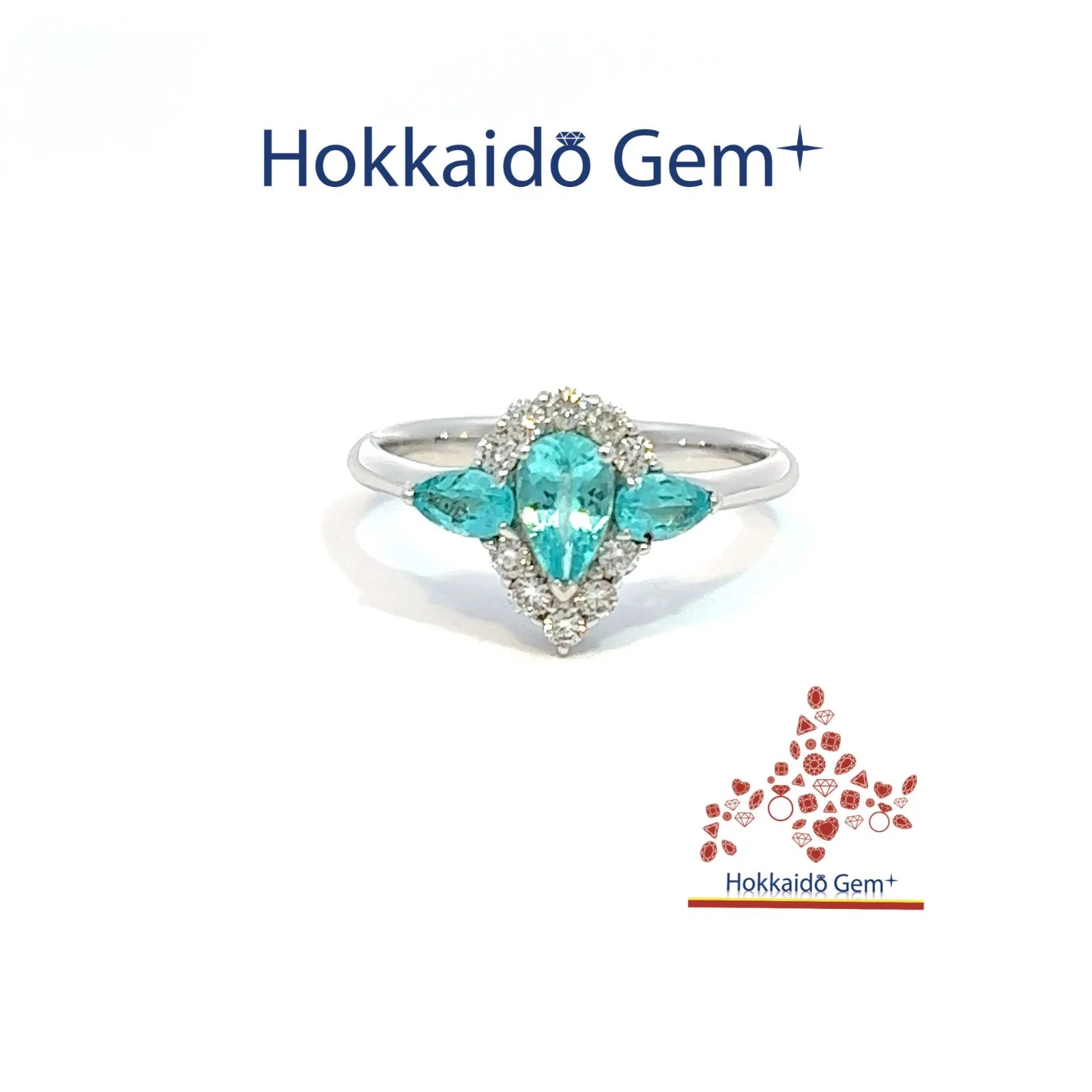 お問い合わせ多かったため【鑑別書】作成！　K18WG パライバトルマリンリング