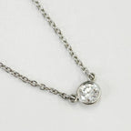 Tiffany&Co. ティファニー バイザヤード ネックレス ダイヤモンド プラチナ  Pt950 エルサペレッティ 4.53mm