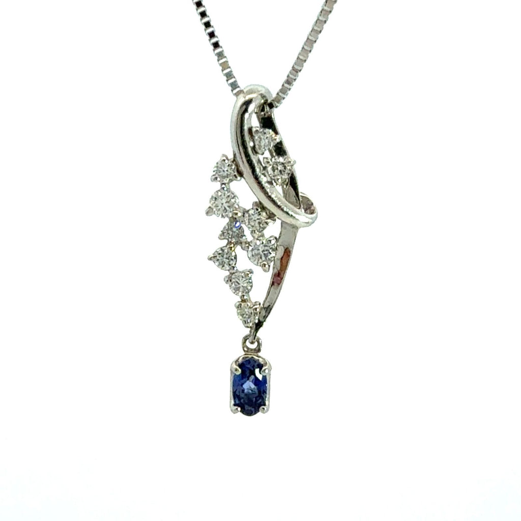 新品　ベニトアイト　ネックレス　プラチナ　Pt900/850
