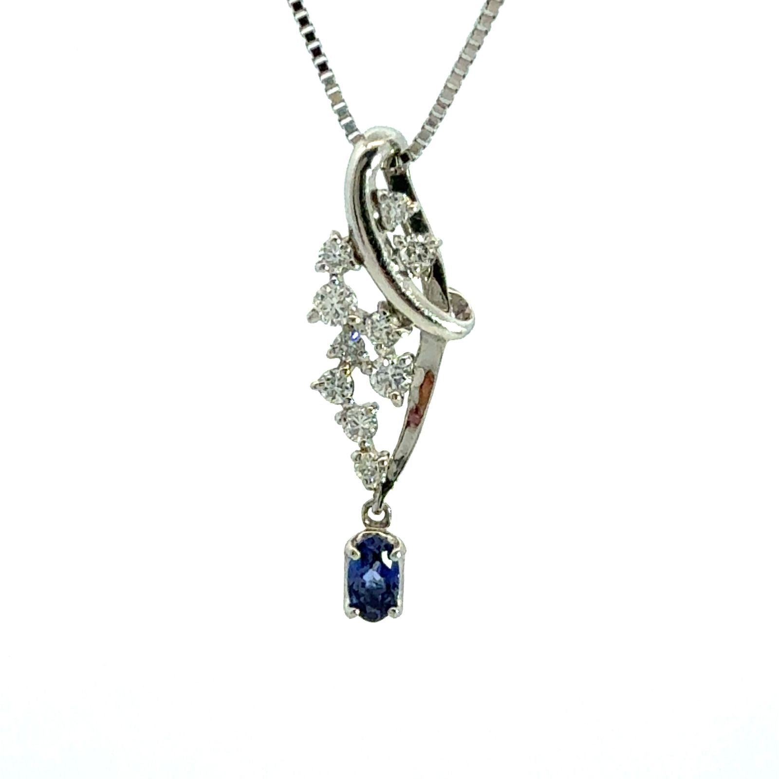 新品　ベニトアイト　ネックレス　プラチナ　Pt900/850
