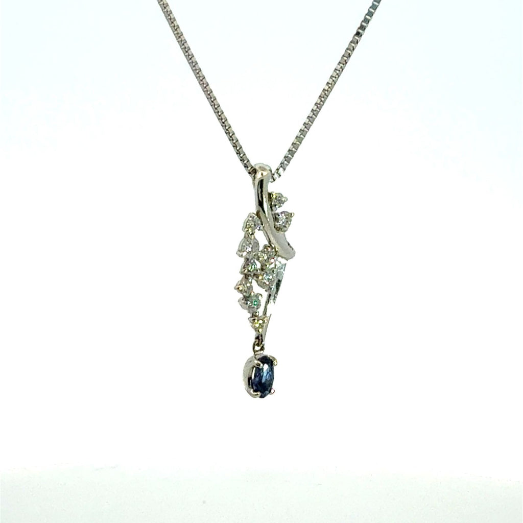新品　ベニトアイト　ネックレス　プラチナ　Pt900/850