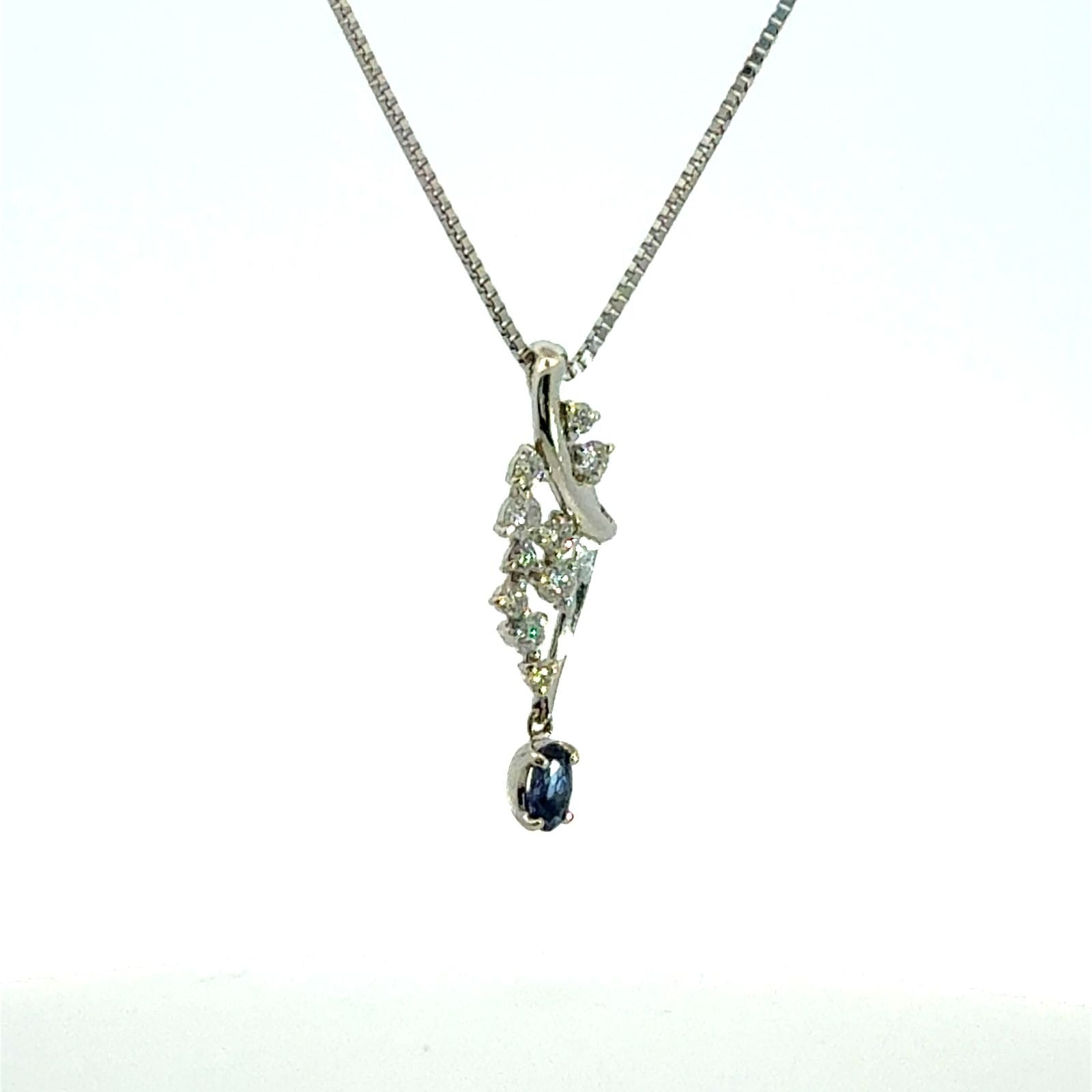 新品　ベニトアイト　ネックレス　プラチナ　Pt900/850