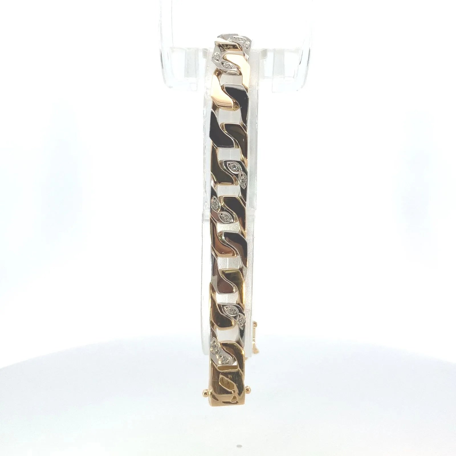 ゴールド　プラチナ　喜平　ブレスレット　ダイヤモンド　メンズ　レディース