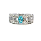 アパタイト　リング　プラチナ　Pt900