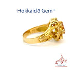 インペリアルトパーズ 　ゴールド　リング　K18