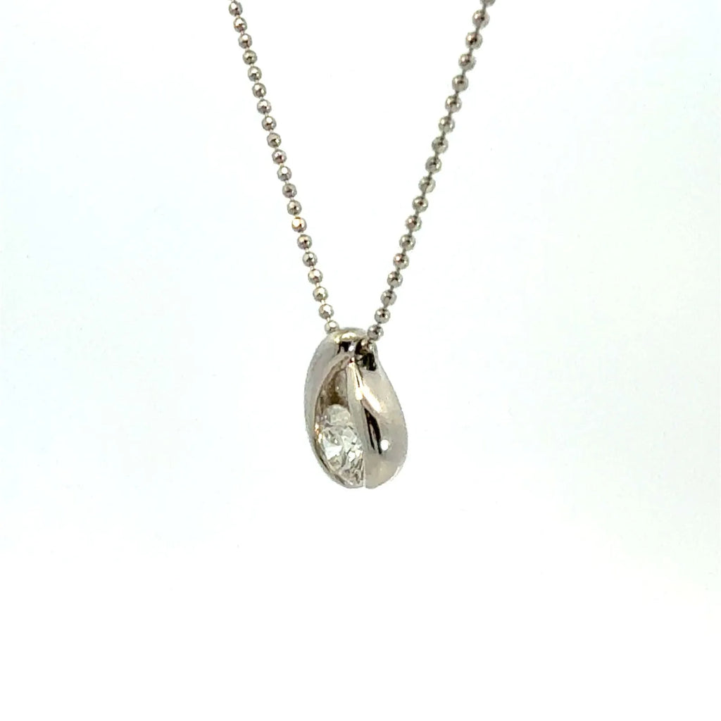 0.570ct ダイヤモンド ネックレス プラチナ Pt900/850