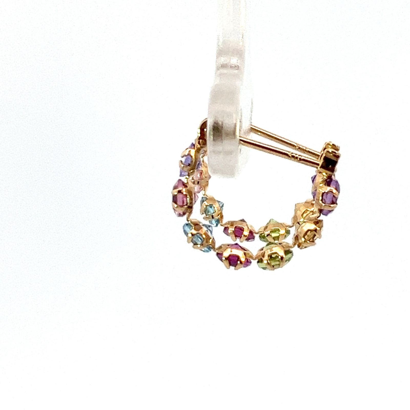 クォーツ　ピアス　K10