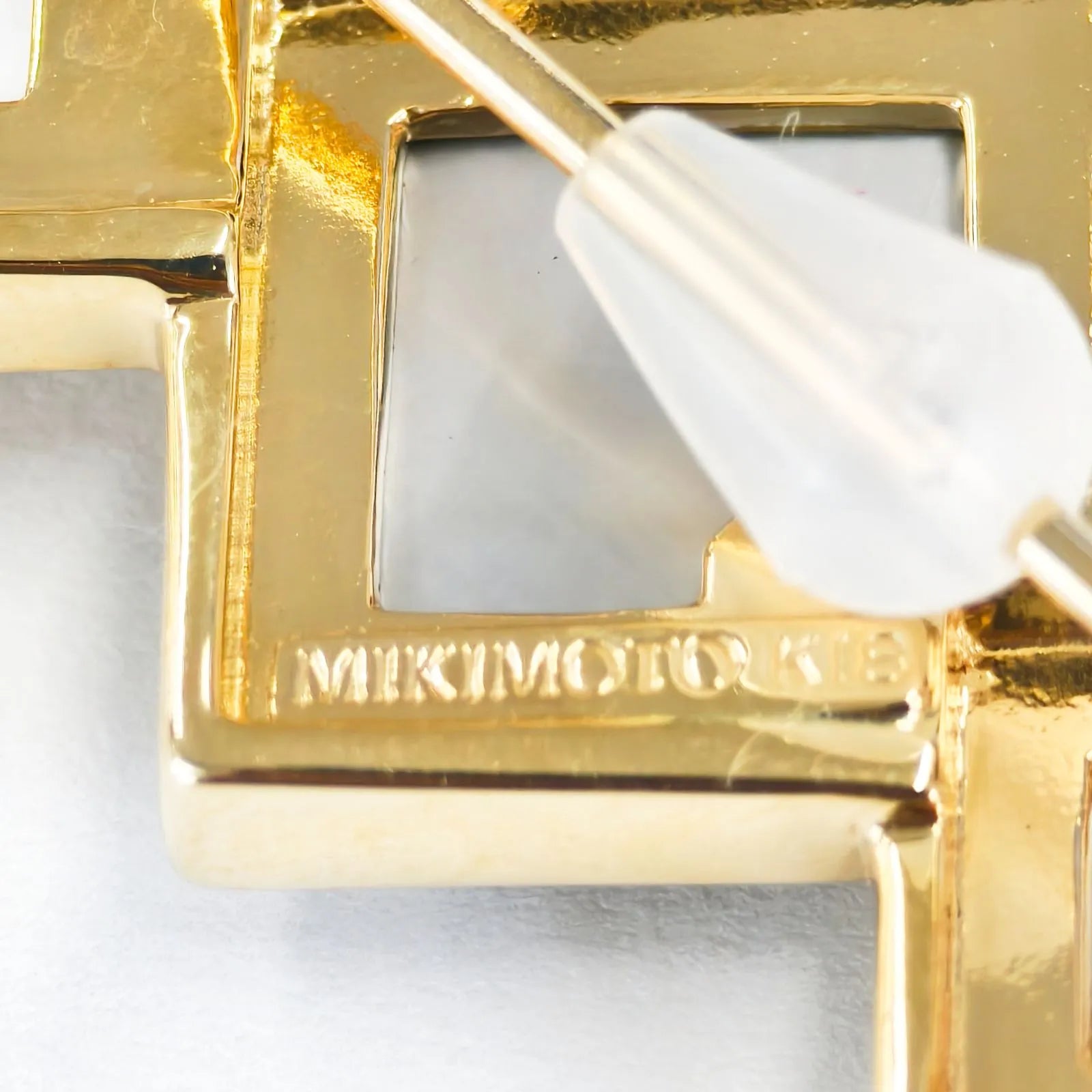 MIKIMOTO ミキモト ピクウェ ブローチ ペンダントヘット ゴールド K18