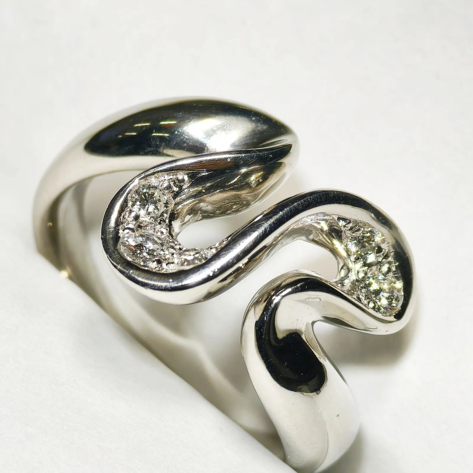 Pt900 プラチナ　リング　ダイヤモンド