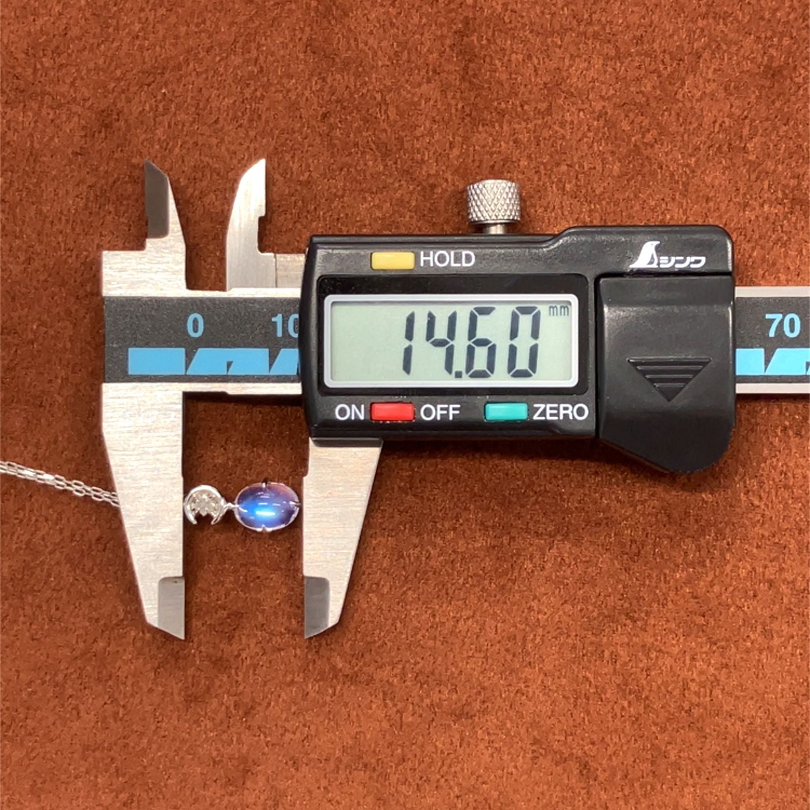 ムーンストーン　プラチナ　ネックレス　PT950/850