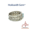 アクアマリン　プラチナ　リング　 PT900