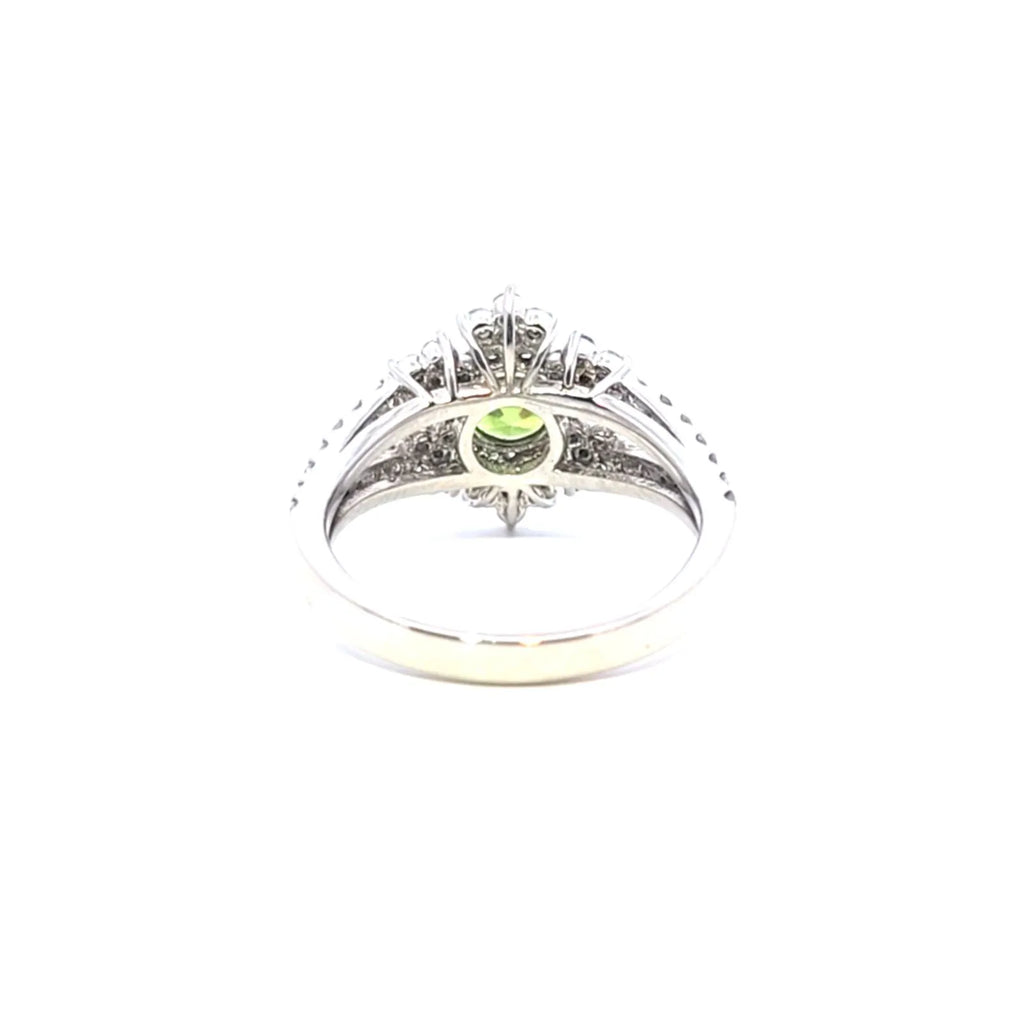 0.970ct  デマントイドガーネット リング プラチナ Pt950