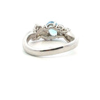 アクアマリン　リング　プラチナ　PT900