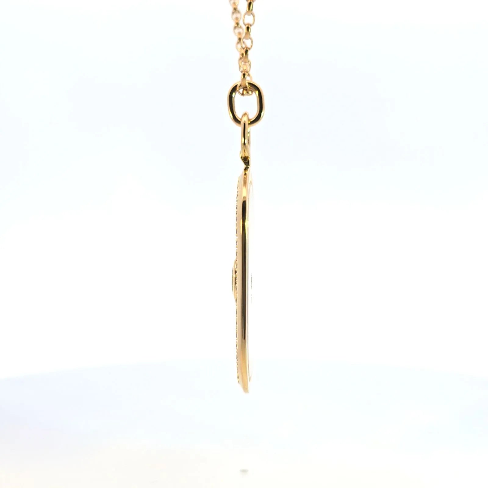 ZERRENNER　ツェレナ　七宝　ダイヤモンド　ネックレス　ゴールド　750