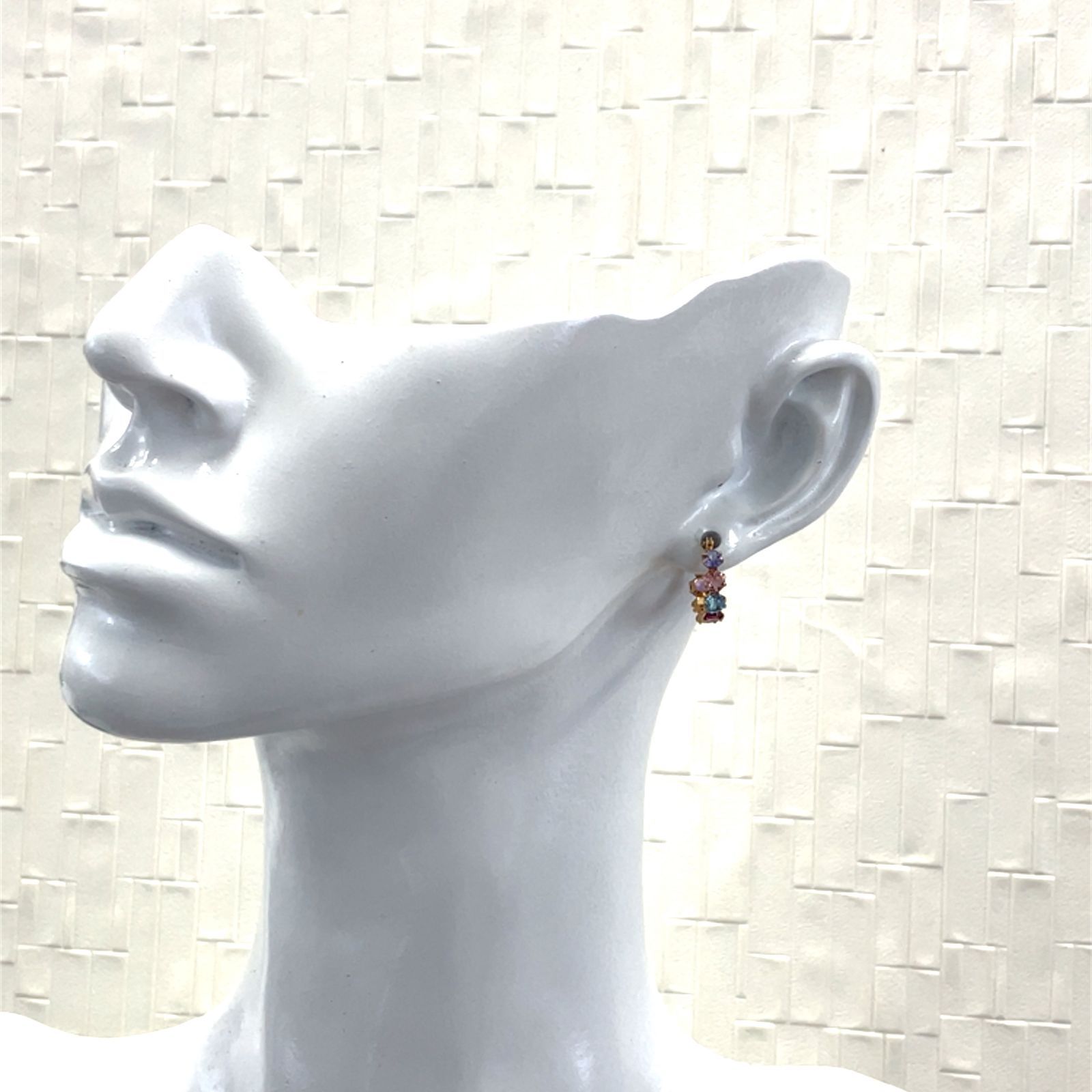 クォーツ　ピアス　K10