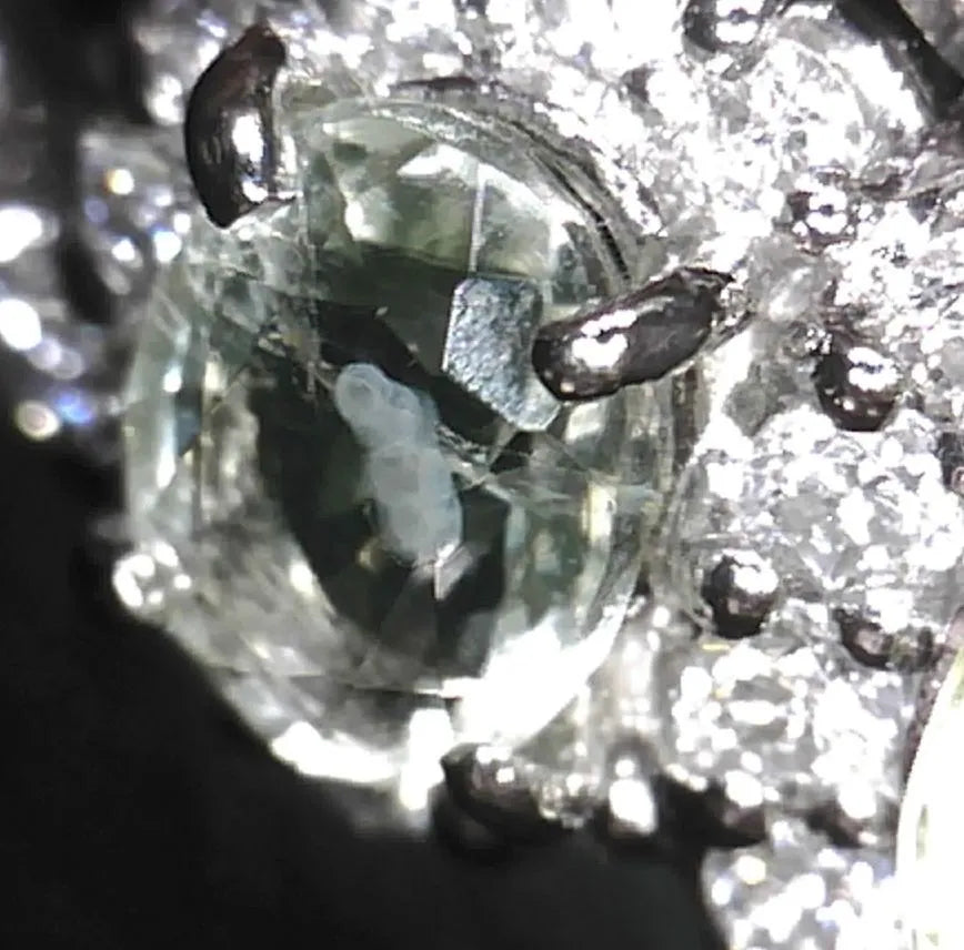 訳アリ 稀少 　ハイアライト（蛍光性を持ったオパール）　プラチナ　リング　Pt900