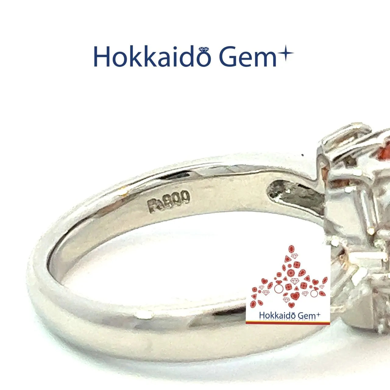 インペリアル トパーズ 　プラチナ　リング　Pt900