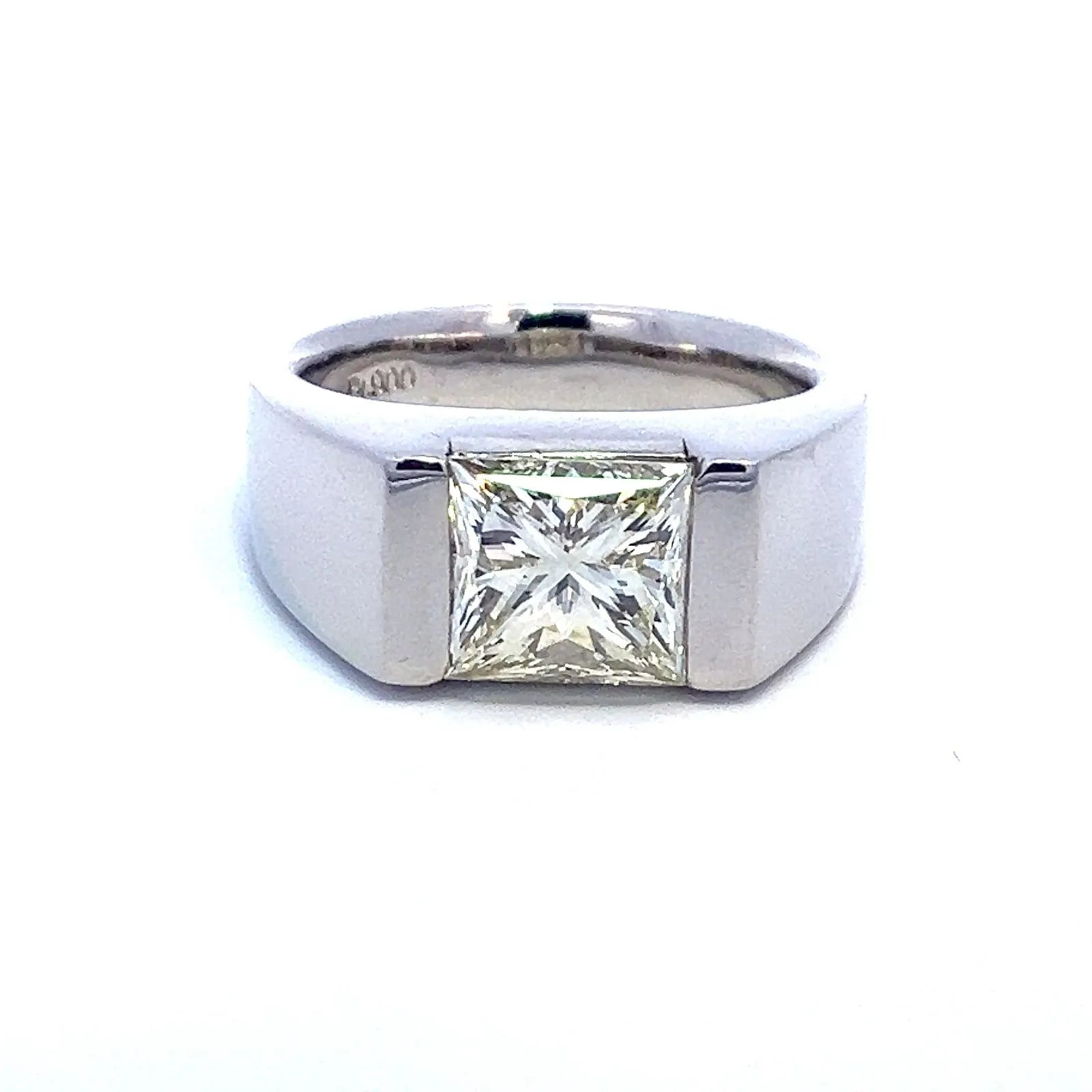 3.011ct　プリンセスカット　ダイヤモンド　リング　プラチナ　Pt900