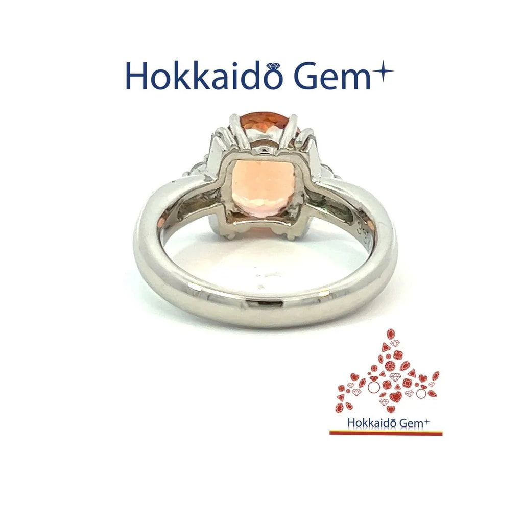 インペリアル トパーズ 　プラチナ　リング　Pt900